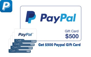 $500 Paypal Gift Card